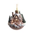 thumbnail image 1 of Christmas Decorations Indoor Charming Gingerbread House Ornament in Teacup Festive Christmas Decoration with LED Lights & Candy Cane Accent, 1 of 6