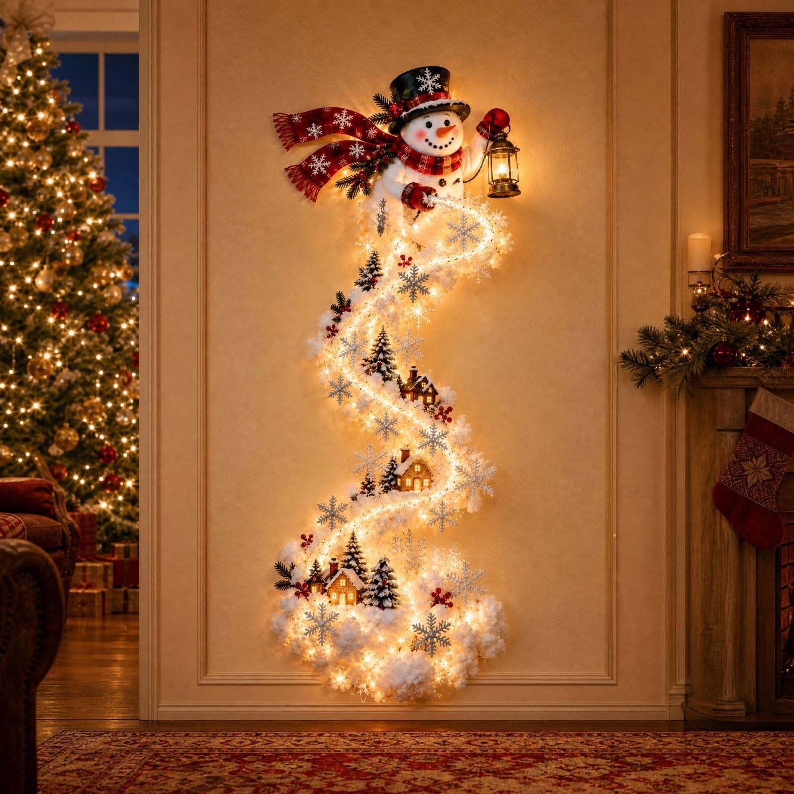 Christmas Decorations Indoor Christmas Magic Trail Wall Light Christmas