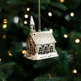 thumbnail image 1 of Christmas Decorations Indoor Christmas Plated Castle Pendant Christmas Tree Ornament Christmas Day Living Room Ambiance Decoration Outdoor Decor, 1 of 6