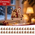 thumbnail image 1 of Christmas Decorations Indoor Clearance - 1PC Christmas Letter Ornaments with Bells, Shatterproof Acrylic Christmas Tree Ornament Decorations, Winter Hanging Decor for Xmas Tree, Fireplace (J), 1 of 7