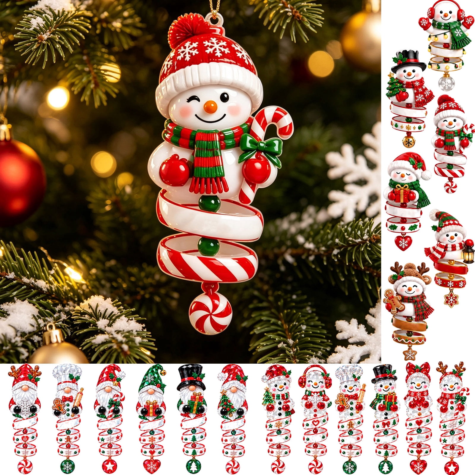 Christmas Decorations Indoor Clearance - 1PC Cute Gnome Acrylic ...