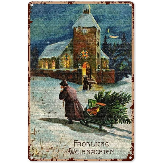 Christmas Decorations Indoor Home Decor Christmas is Better with Cat and Dog Have Yourself a Furry Little Christmas Metal Sign Decor Tin Aluminum Sign Wall Art Metal Poster Indoor 16x12 inch