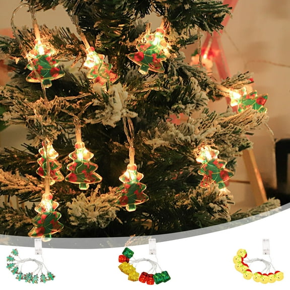 Christmas Decorations Indoor Indoor Christmas Light String Santa Claus Snowman Christmas Tree Arrangement Light Decorative Light Lantern Christmas Tree Decorations