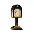 thumbnail image 1 of Christmas Decorations Indoor - Musical mailbox lamp ,Santa Christmas Tree Lighted Scene Snow Globes Lantern USB or Battery Powered, Vintage Christmas Decor for Home (C), 1 of 5