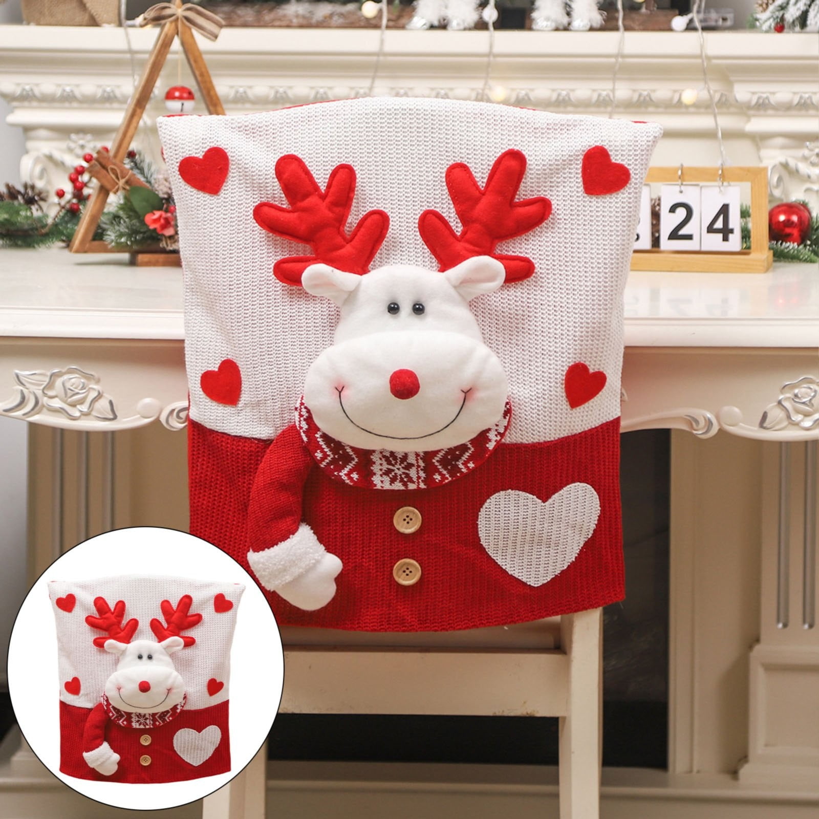 Christmas Decorations Indoor Outdoor Clearance 2024 New Christmas Chair