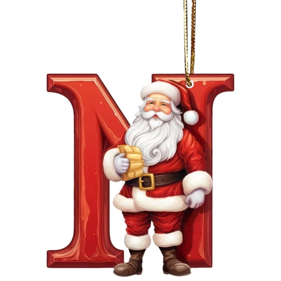 Christmas Decorations Indoor Outdoor Clearance! 26 Letters Christmas Tree Decor Pendant Christmas Tree Ornaments Personalized DIY Christmas Ornaments Xmas Tree Hanging Decor