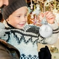 thumbnail image 1 of Christmas Decorations Indoor Qwtwty Christmas Decoration Balls 6 PCS Set Creatives Christmas Balls Party Decoration Christmas Tree Hanging Balls And Pendants, 1 of 6