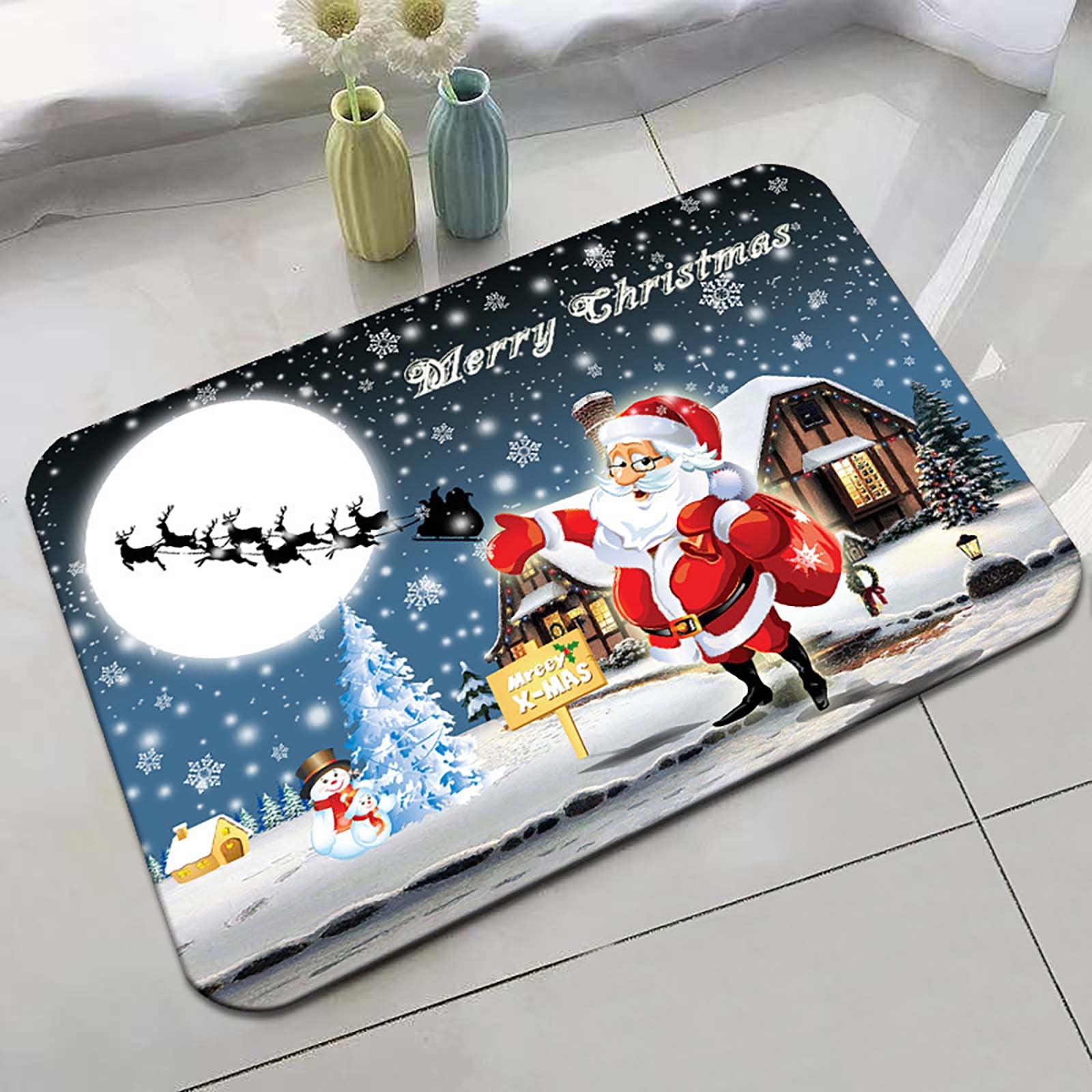 Christmas Decorations Indoors ZKCCNUK Merry Christmas Doormats