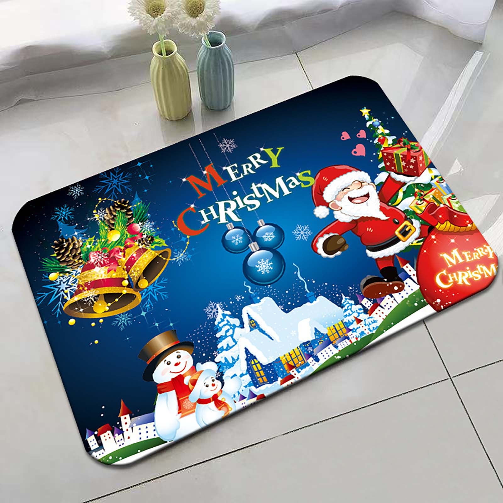 Christmas Decorations Indoors ZKCCNUK Merry Christmas Doormats