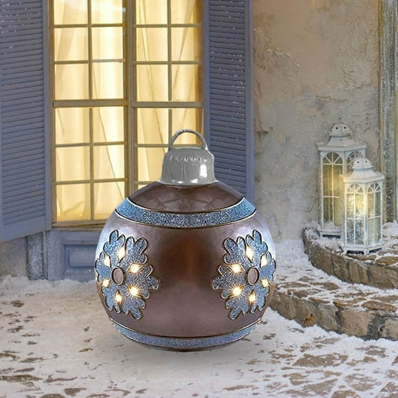 Christmas Decorations Inflatable Balls 24 Inches Outdoor Indoor Christmas Inflatable Decorated Ornaments Pvc Inflatable Christmas Balls Decorations