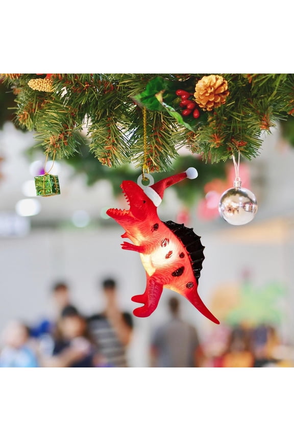 Christmas Decorations KITTEHIGM Acrylic Plane Christmas Dinosaur Pendant Christmas Tree Pendant