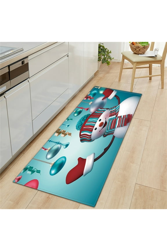 Christmas Decorations KITTEHIGM Merry Christmas Welcome Doormats Indoor Home Carpets Decor