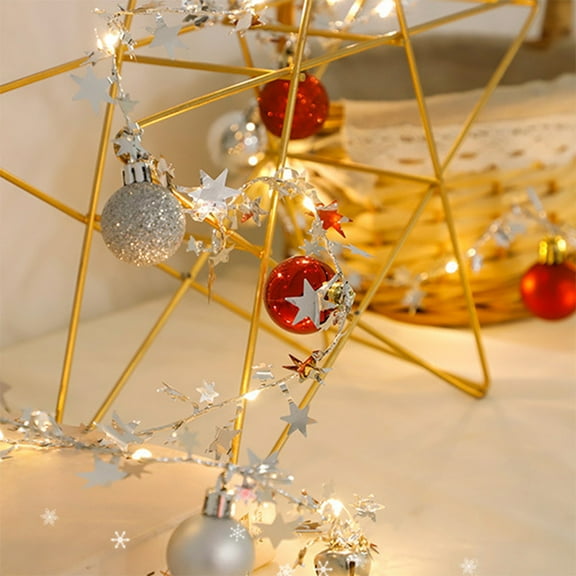 Nilvkv Christmas Decorations LED Lights String Decorations Shop Window Hanging Decorations Christmas Tree Decorations Creativeness Gifts, Christmas