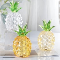 Christmas Decorations LED Night Light Batteries Operated Mercury Glass Pineapple Lamp Acrylic Creatives Transparent Pineapple Lamp for Home Living Bed Room Decoration,Gift for Wife Friend