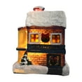 Christmas Decorations Light Up Cabin With Lights Dream European Snow