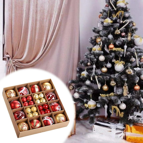 Christmas Decorations Lignoak 44 Of Christmas Ornaments Christmas Tree Decoration Holiday Wedding Party Decoration E