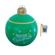 Christmas Decorations Lignoak Pvc Inflatable Christmas With Large Weight Stand Firmly The Yard, 24 Inch Large Outdoor Decorated With, Remote For Yard & Pool Decorations Green