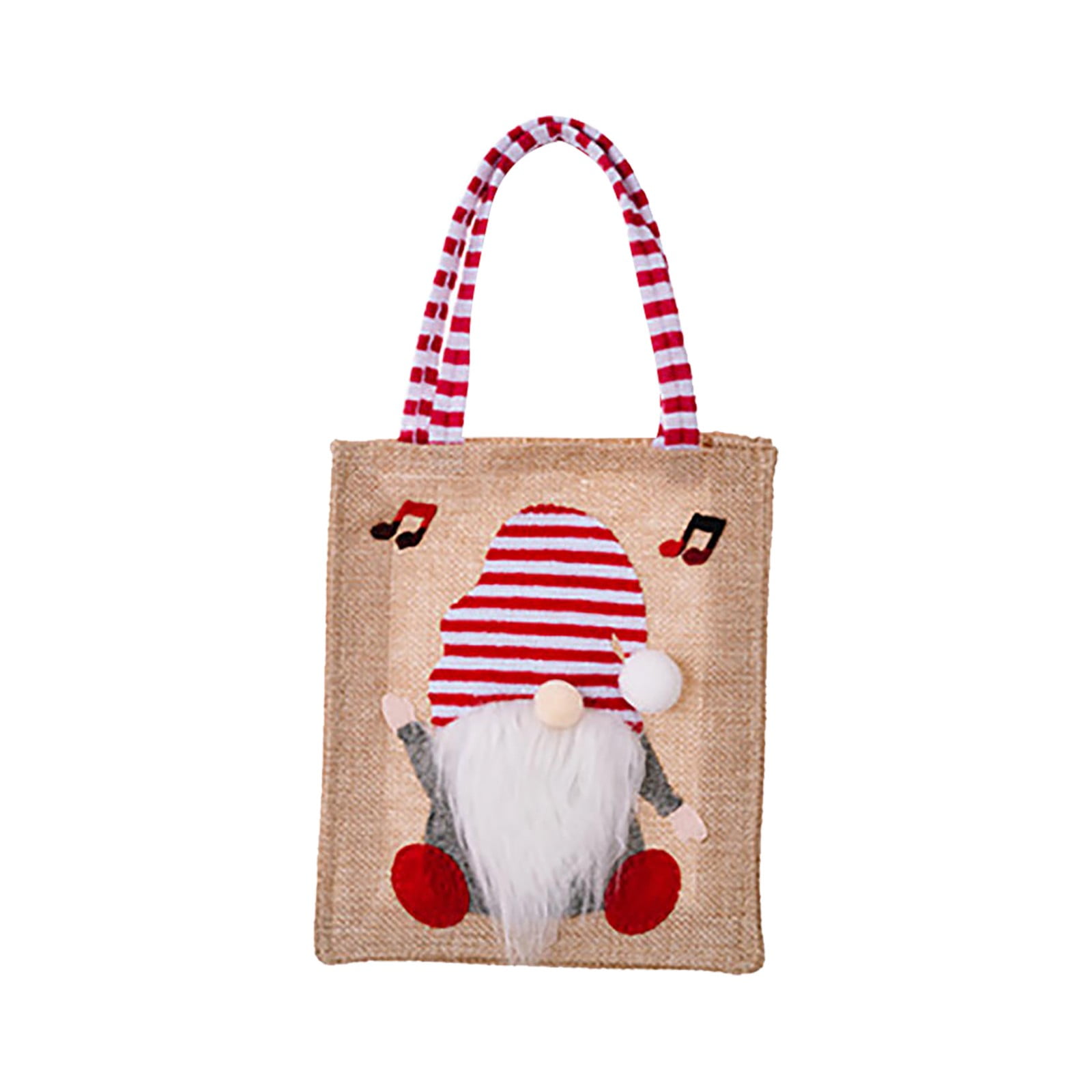 Christmas Decorations Linen Gift Bag Children's Handbag Candy Bag Bag