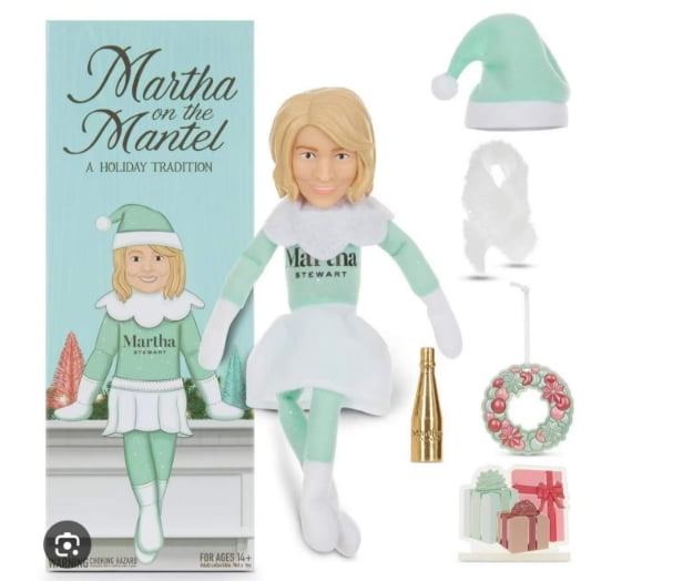 Christmas Decorations,Martha on a Mantle 2025 Christmas Elf Doll,On A