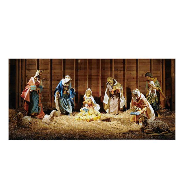 Christmas Decorations Christmas Nativity Garage Door Banner , Nativity