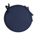 thumbnail image 1 of Christmas Decorations New Indoor Outdoor Chair Cushions Round Chair Cushions with Ties,Round Chair Pads for Dining Chairs Round Seat Cushion Garden Chair Cushions Set for Furnitu, Navy, 1 of 3