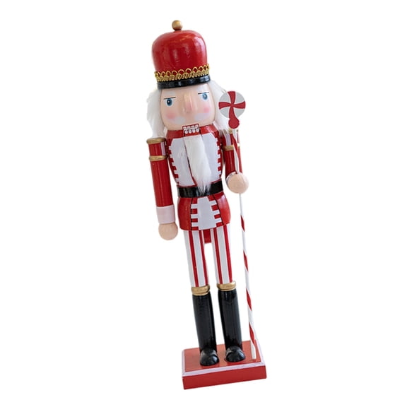 Christmas Decorations Nut Cracker Ornament Wood Walnutcracker Puppet Soldier for Christmas Gift Home Decoration