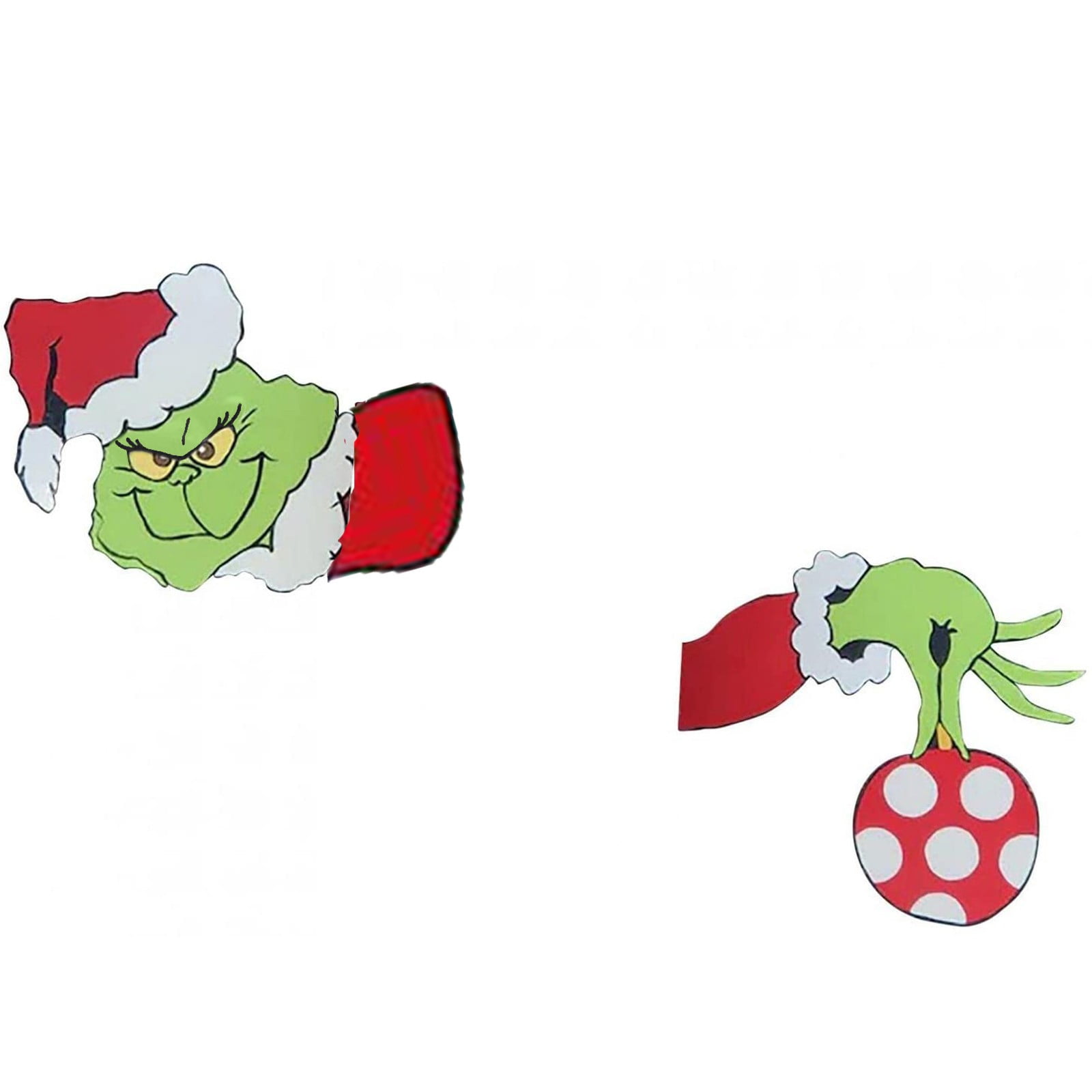 Christmas Decorations Outdoor Christmas Decorations Fence Peeker