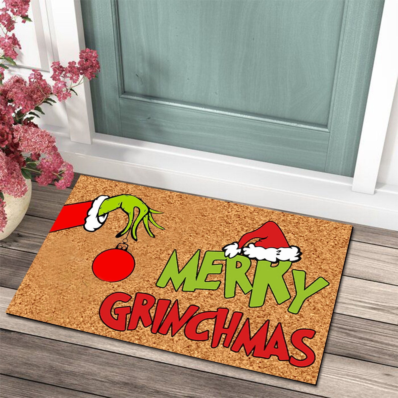 Christmas Decorations Outdoor Clearance Christmas Doormat Front Door