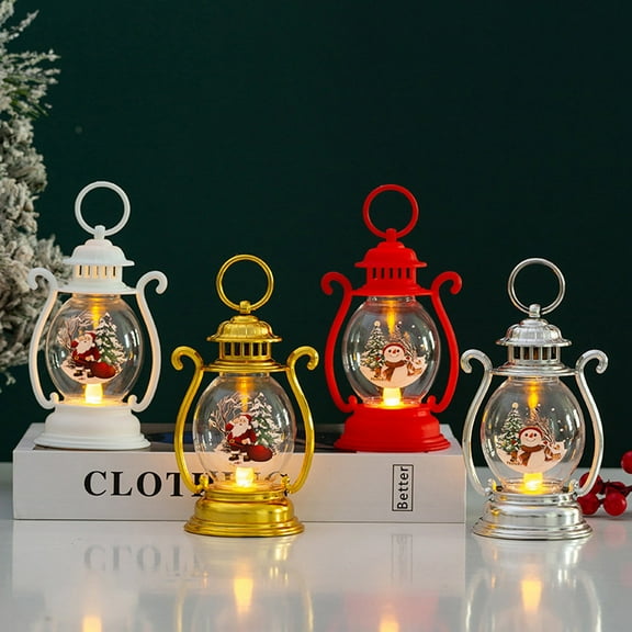 Taicans Christmas Decorations Outdoor Hanging Lanterns,Handheld Small Oil Lamps,Tabletop Decor for Home,Indoor Outdoor Use,Holiday Gift Idea for Friends,Christmas Tree Ornaments