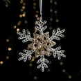 thumbnail image 1 of Christmas Decorations Outdoor Hwkond Christmas Decoration Sequins Acrylic Pendant Transparent Snowflake Pendant Christmas Tree Scene Decoration Props Up To 30% Off, 1 of 6