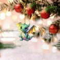 thumbnail image 1 of Christmas Decorations Outdoor Hwkond Dragon Series Pendant Gift Pendant Acrylic Christmas And Halloween Decoration Christmas Tree Pendant Up To 30% Off, 1 of 3