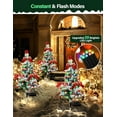 Christmas Decorations Outdoor Solar Lights 2 Pack Upgraded LED Solar