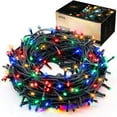 thumbnail image 1 of Christmas Decorations Outdoor String Lights - 25m/82ft 220 LED 8 Modes Function End-to-End Extendable Plug in Waterproof Fairy Light for Thanksgiving Day/Halloween/Wedding/Patio/Home/Indoor - Colorful, 1 of 5