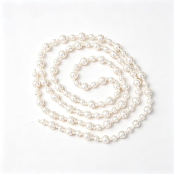 Christmas Decorations Pearl Bead Ornaments Christmas Decorations Scene Layout Hanging Bead Garlands For Christmas Tree
