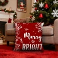 thumbnail image 1 of Christmas Decorations Pillow Covers Christmas Pillowcase Bedroom Sofa Cushion Pillow Cover for Holiday Party Supplies 18x18", 1 of 7