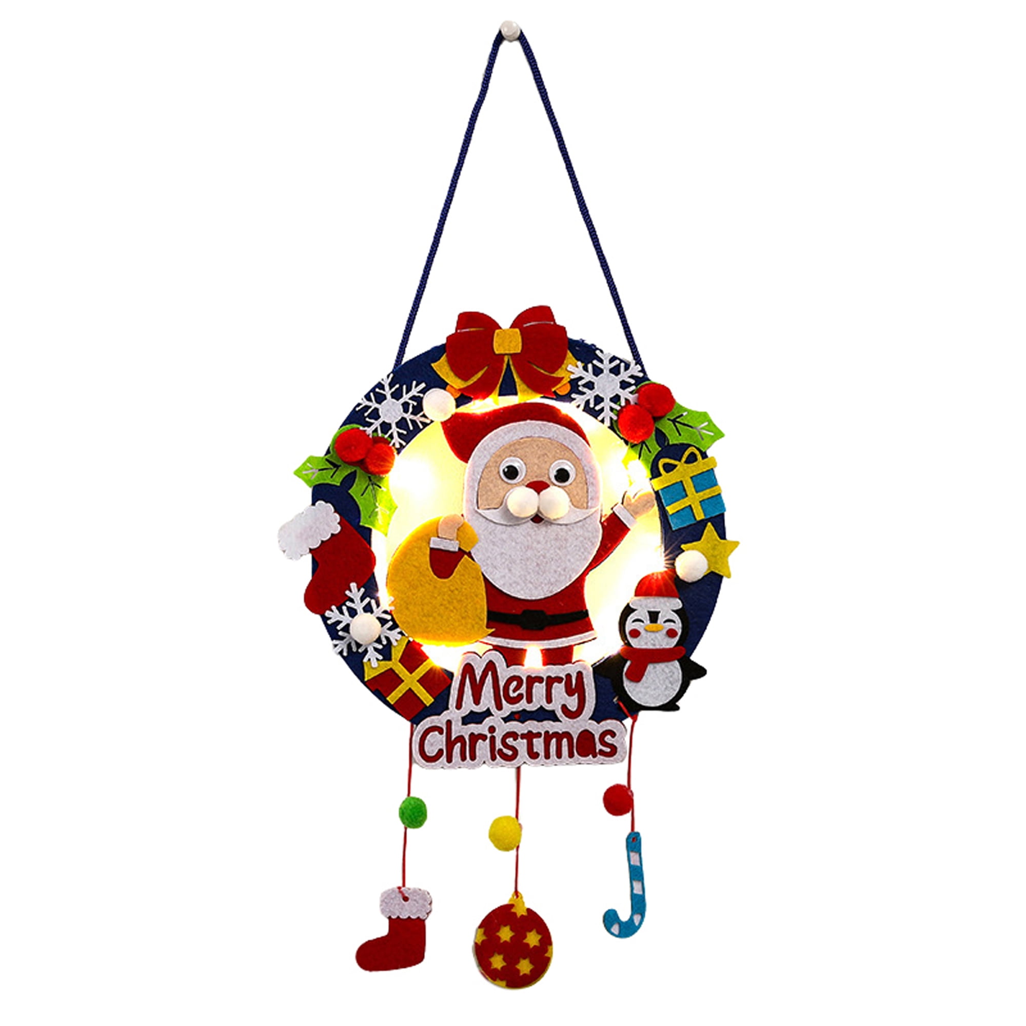 Christmas Decorations, Prelit Xmas Wreath Christmas Wreath with LED