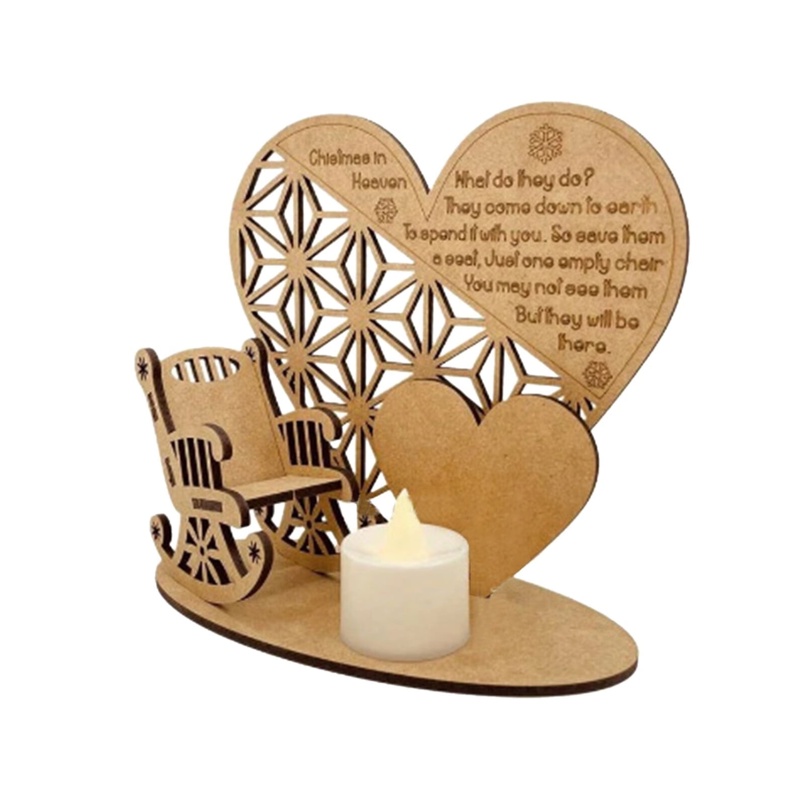 Christmas Decorations Remembrance Candle Ornament To Remember Loved