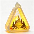 thumbnail image 1 of Christmas Decorations Retro Night Light, Merry Christmas Tree Santa Snowman Warm LED Tabletop Decor Battery Operated Xmas Ornament for Home Window Mantel, 1 of 6