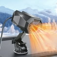 thumbnail image 1 of VOAVEKE Car Electric Space Heater, Safe and Quiet Ceramic Heater Fan, Car Heater That Plugs Into Lighter 150W Car Heaters Portable Fast Demisting 12V, 1 of 5