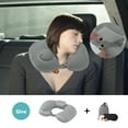thumbnail image 1 of Christmas Decorations Savings Clearance! VOAVEKE Fall Pillow Covers, Couch Pillow Covers, Upgrade The Rear Neck And Raise The Inflatable U Pillow Milk Silk Inflatable Pillow Portable Travel Pillow, 1 of 5