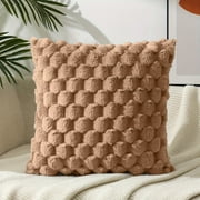 Christmas Decorations Savings Clearance! VOAVEKE Fall Throw Pillow Covers 18X18, Couch Pillow Covers, Super Soft Bohemian Pillowcase Solid Color Pillowcase Decorative Textured Throw Pillowcase Modern