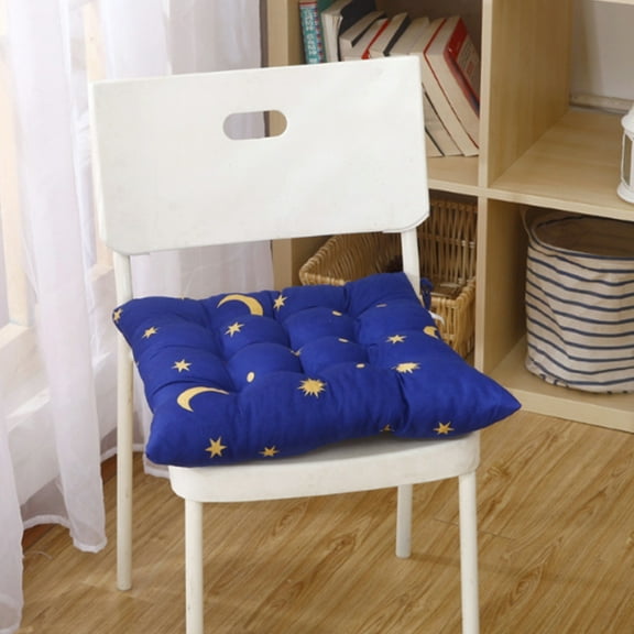 VOAVEKE Seat Cushion, Office Chair Cushion, Printed Star Thickened Brushed Chair Cushion Office Students Fours Seasons Cushion Dining Chair Cushion
