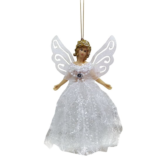 Christmas Decorations Savings! Dvkptbk Christmas Wing Angel Doll Hanging Xmas Tree Pendants Ornaments Home Decor for Christmas Gifts White
