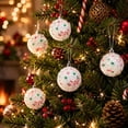 thumbnail image 1 of Christmas Decorations, Sequined Foam Candy Snowman Ornaments, Xmas Decorations, Christmas Ball, for Xmas Tree, Home, Party, Holiday Christmas Decorations, 1 of 6