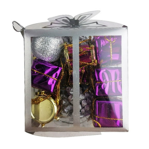 Christmas Decorations Small Tree Ornaments, 20 Piece Hanging Ornaments for Xmas Tree Decorative Mini Christmas Ball Sets