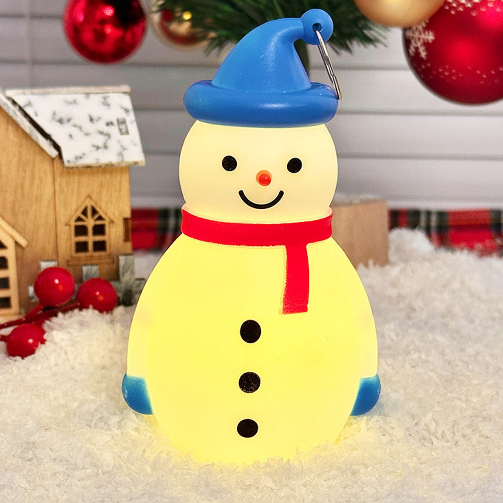 Christmas Decorations Snowman Night Light LED Lighting Small Ornaments
