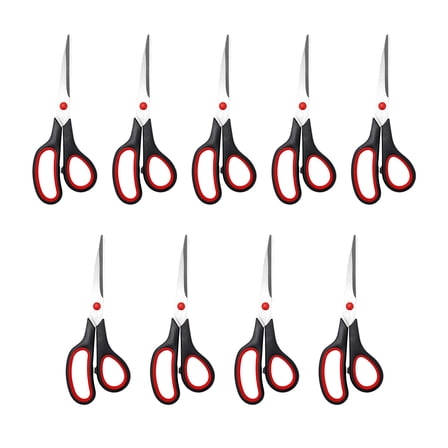 RBER Stainless Steel Purpose Scissors Rubber Scissors Household Scissors