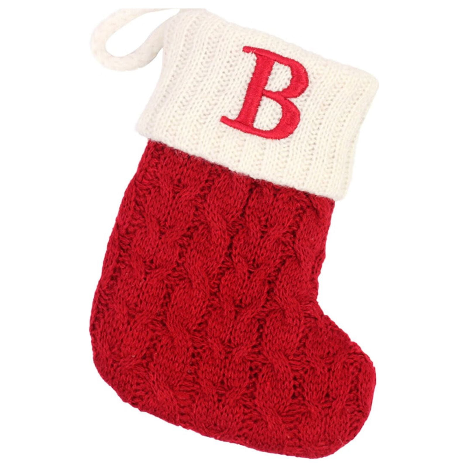 Christmas Decorations Christmas Stockings with initials Large