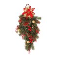 thumbnail image 1 of Christmas Decorations Upside Down Tree Simulation Flowers Yugali Leaves Christmas Goal Hanging Teardrop Decor, 1 of 9