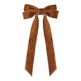 thumbnail image 1 of Christmas Decorations, Velvet Bows For Christmas Tree Decorations Wreath Garland Velvet Bows With Twists Ties, Christmas Gifts, 1 of 5